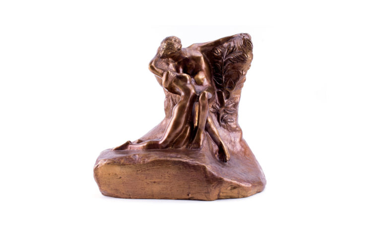 Bronze sculpture Eternal Spring (Auguste Rodin) copy