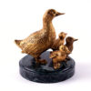 Bronze sculpture Duck family