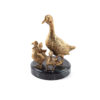 Bronze sculpture Goose family