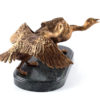 Bronze sculpture Swan goose