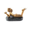 The bronze sculpture "Girl with shell"