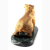 Bronze statuette Brown Bear on Stone