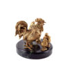 Bronze sculpture Chicken family