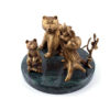 Bronze sculpture Three bears