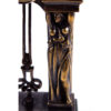 Bronze clock Caryatids