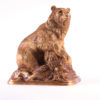 Bronze sculpture Bear on the stump