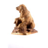 Bronze sculpture Bear on the stump