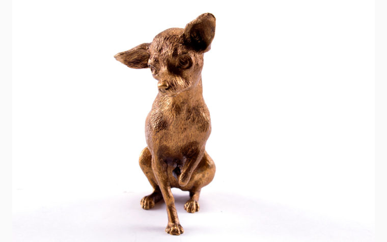 Bronze statuette Silky Terrier
