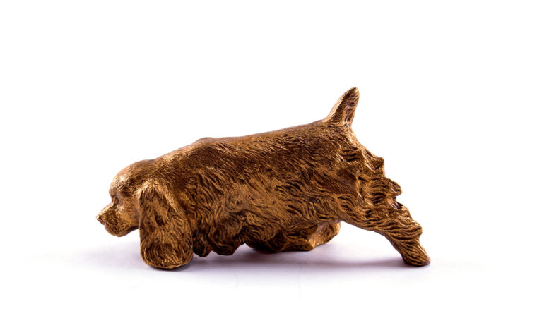 Bronze statuette Cocker Spaniel