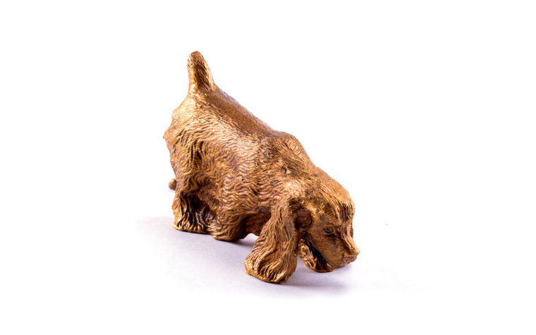 Bronze statuette Cocker Spaniel