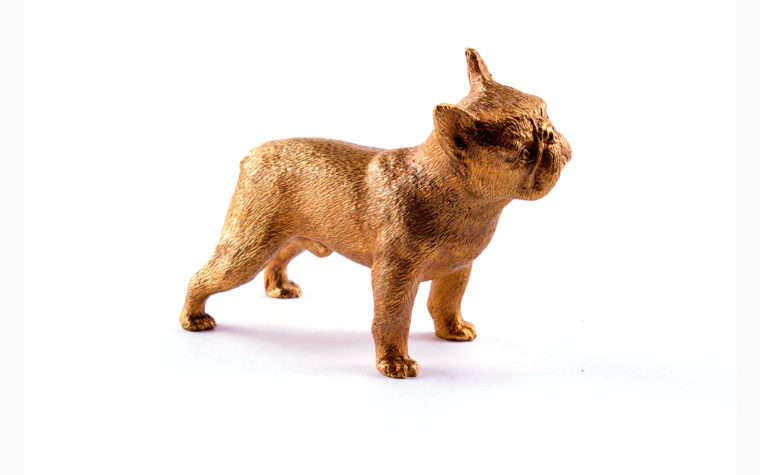 Bronze sculpture French Bulldog