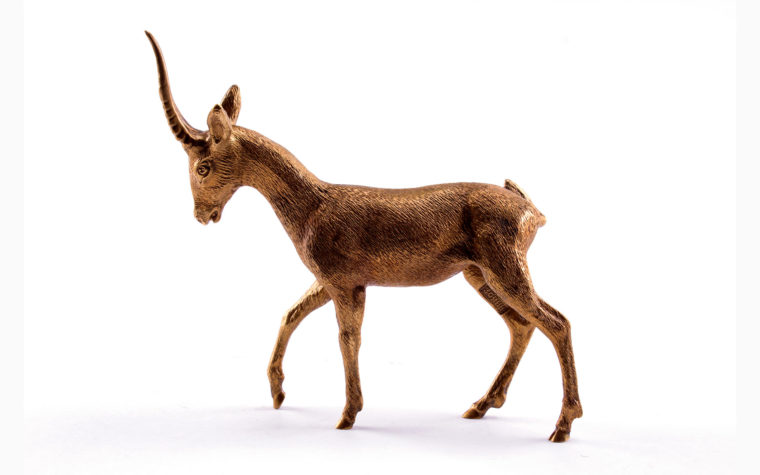Bronze statuette Thomson’s gazelle