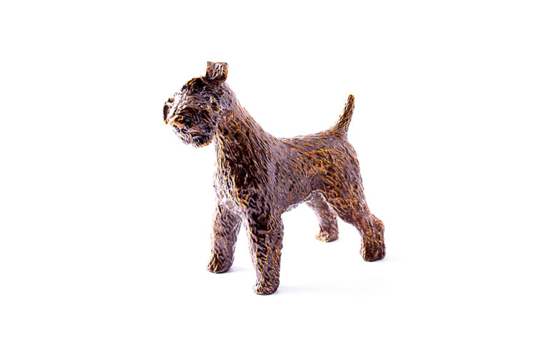 Bronze sculpture Fox Terrier