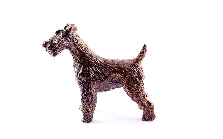 Bronze sculpture Fox Terrier