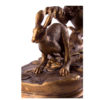 Bronze sculpture Lynx on the hunt