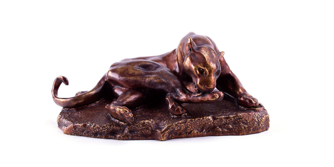 Bronze sculptures of animals